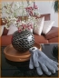Preview: Handschuhe aus YAK-Wolle Grau Größe L