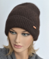 Preview: 100% Yak-Dawn Mütze in schokobraun