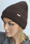 Preview: 100% Yak-Dawn Mütze in schokobraun