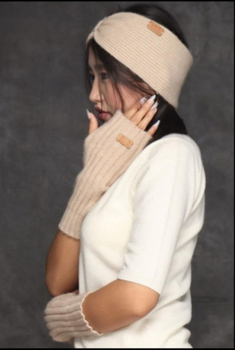 Damen Kaschmir Stulpen