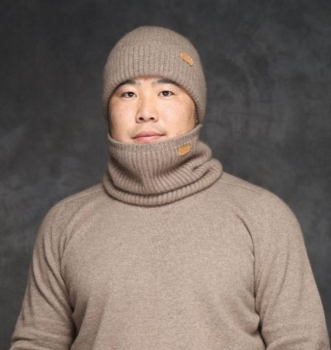 Preview: kurzer Schlauchschal 100% Kaschmir