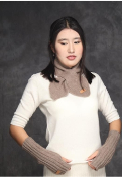 Preview: Schmetterlingsschal 100% Kaschmir