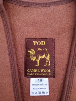 Preview: Wärmende Weste aus 100% Kamelhaar