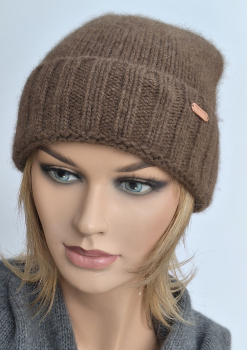 100% Yak-Dawn Mütze in braun