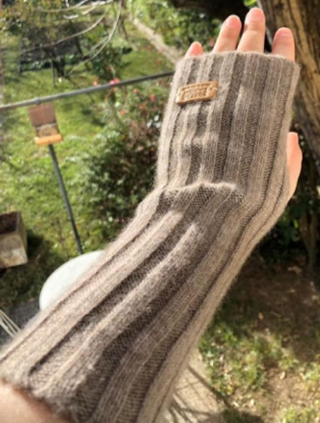 Damen Kaschmir Stulpen