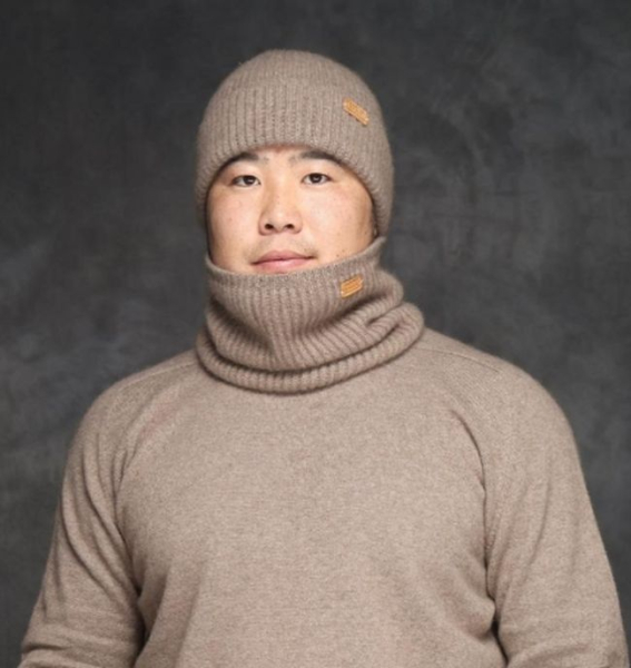 kurzer Schlauchschal 100% Kaschmir