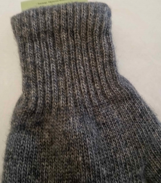 Handschuhe aus YAK-Wolle Grau Größe M